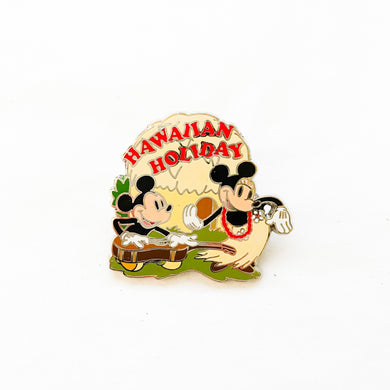 12 Months of Magic - Hawaiian Holiday - Mickey and Minnie Mouse Pin