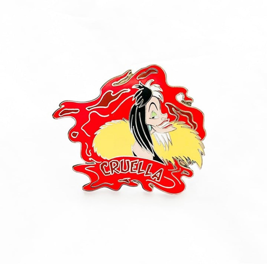 Villains Profile Booster - Cruella De Vil Pin