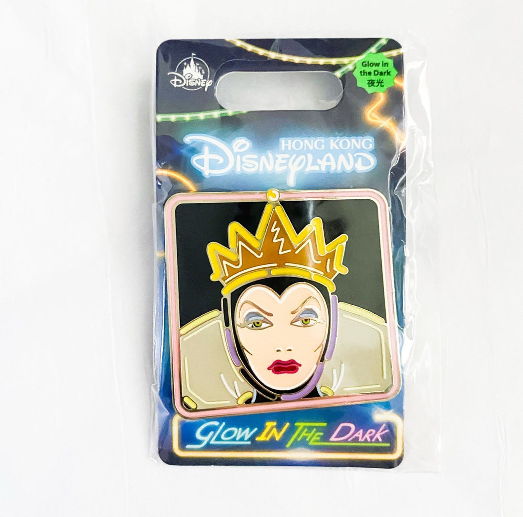 HKDL - Villains Glow in the Dark - Evil Queen Pin
