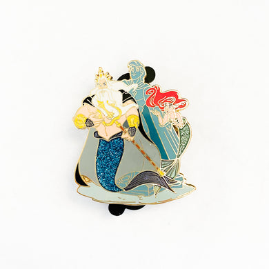 Designer Collection - Ariel & King Triton Pin