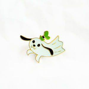 HKDL - Halloween GITD Ghost - Goofy Pin