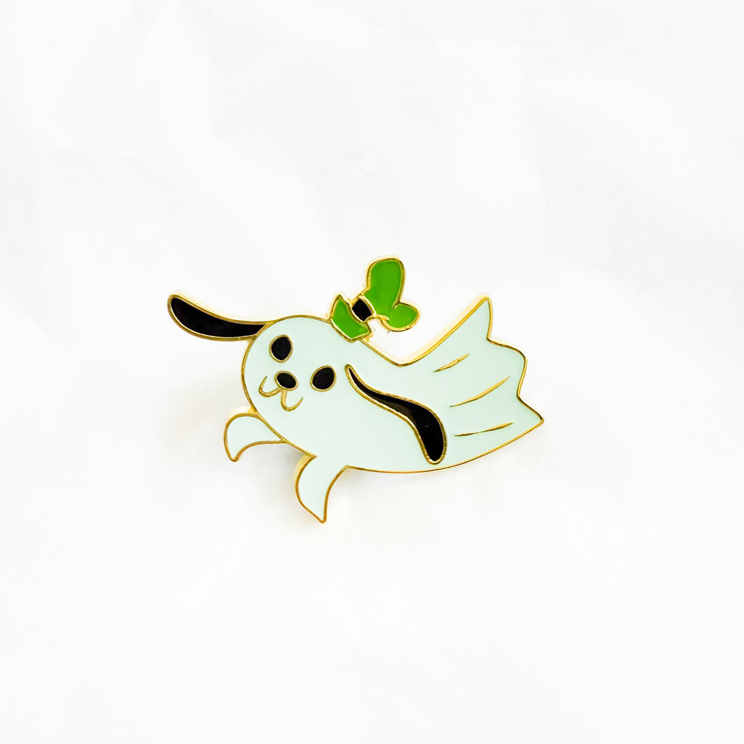 HKDL - Halloween GITD Ghost - Goofy Pin