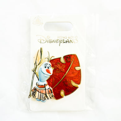 HKDL - Olaf as Moana Pin