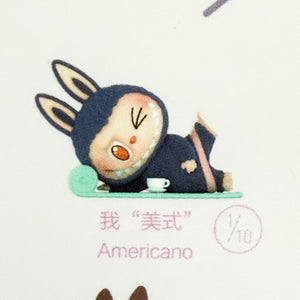 POP MART - The Monsters Lazy Yoga - Americano Figure