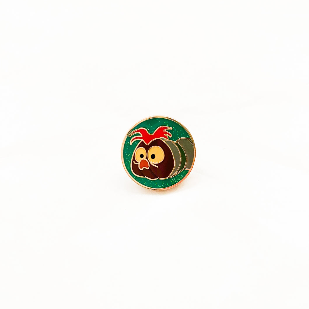 Alice In Wonderland Mystery Box - Accordian Owl Bird Pin