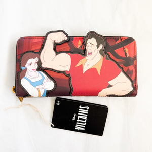 Loungefly - Beauty and the Beast - Gaston, Belle, LeFou, and Bimbettes Wallet