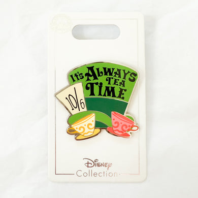 Mad Hatter Hat - It's Always Tea Time Pin