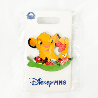 Simba Eating Grubs Pin