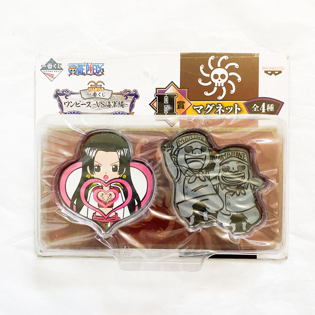 Banpresto Ichiban Kuji - Prize H - Boa Hancock and Marine Soldiers Magnet Set