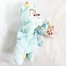 HKDL - Chip and Dale Unicorn Outfit Plush Crossbody Bag