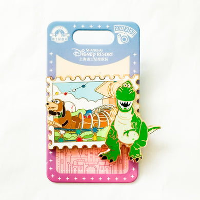SHDR -  Pin Trading Fun Day - Rex with Slinky Dog Spin Ride Pin