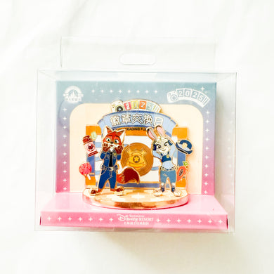 SHDR - Pin Trading Fun Day 2025 - Nick Wilde and Judy Hopps Jumbo Diorama Pin