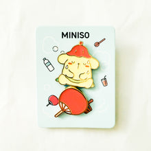 Miniso x Sanrio - Hot Springs Series - Pompompurin Pin Set