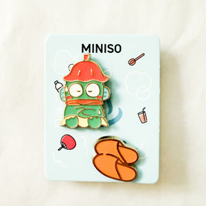 Miniso x Sanrio - Hot Springs Series - Hangyodon Pin Set