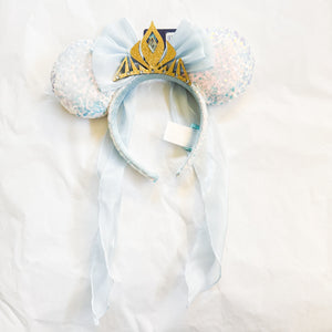 HKDL - World of Frozen Elsa Minnie Ears Headband