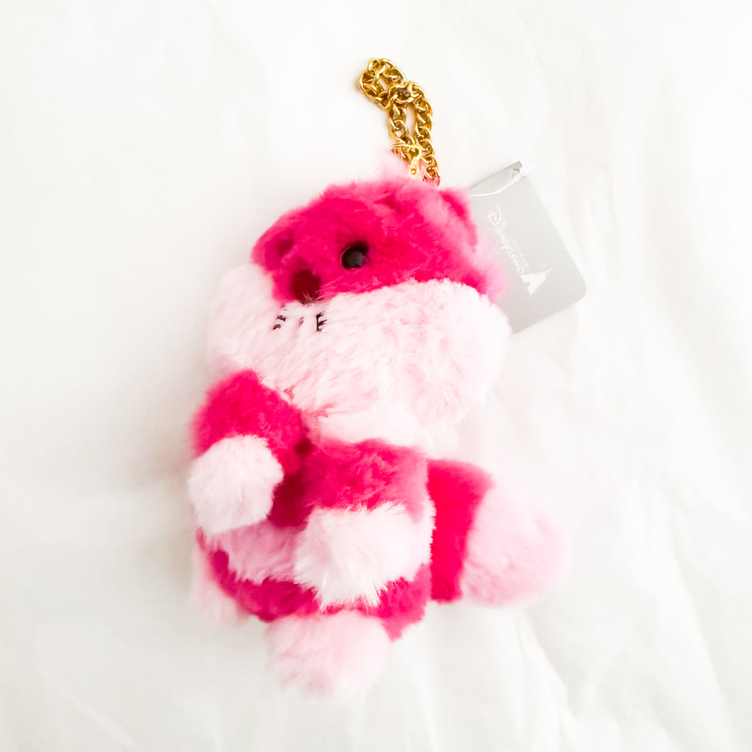 HKDL - Cutie Cheshire Cat Plush Keychain
