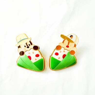SHDR - Asian Food Set - Chip and Dale Lotus Sticky Rice Pin Set