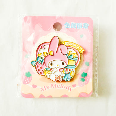 Desserts and Fruits - My Melody Pin