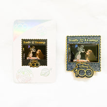 Disney 100th Anniversary - Standing Magnetic Badge - Lady and the Tramp