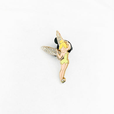 Tinker Bell With Glitter Wings Pin