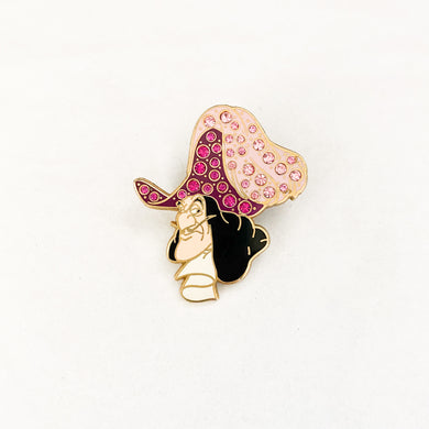 Captain Hook Jeweled Hat Pin