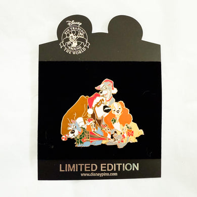 Disney Shopping - Lady and the Tramp Christmas Jumbo Pin