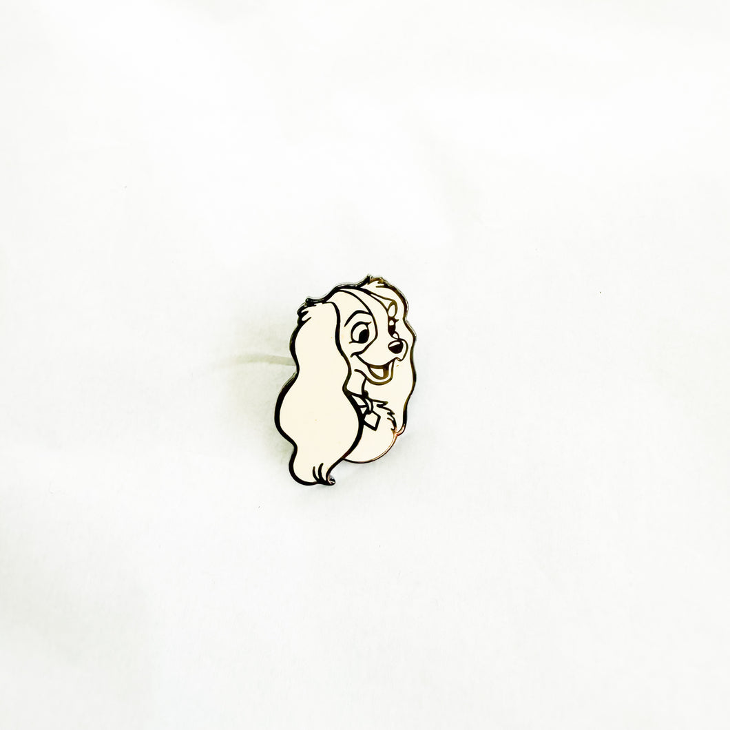 Disney Shopping - Disneyland Map - Lady Head Pin
