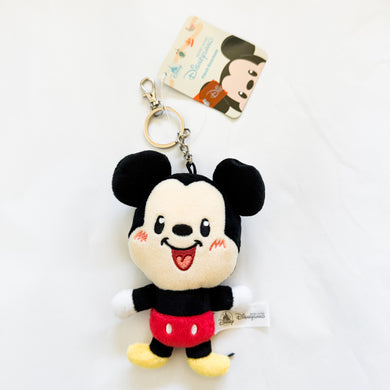 HKDL - Chibi Cutie - Mickey Mouse and Minnie Mouse Plush Keychain
