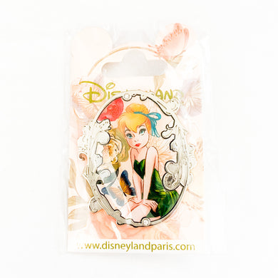 DLP - Tinker Bell Frame With Flowers Pin