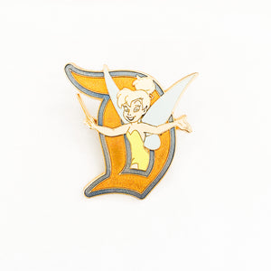 Where Dreams Come True - Gothic "D" - Tinker Bell Pin