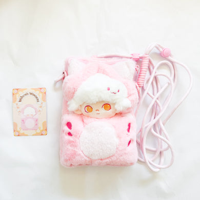 POP MART - Dimoo World Weaving Wonders - Bear Guardian Plush Crossbody Bag