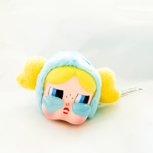 POP MART - Crybaby x Powerpuff Girls - Bubbles Plush Pendant Keychain