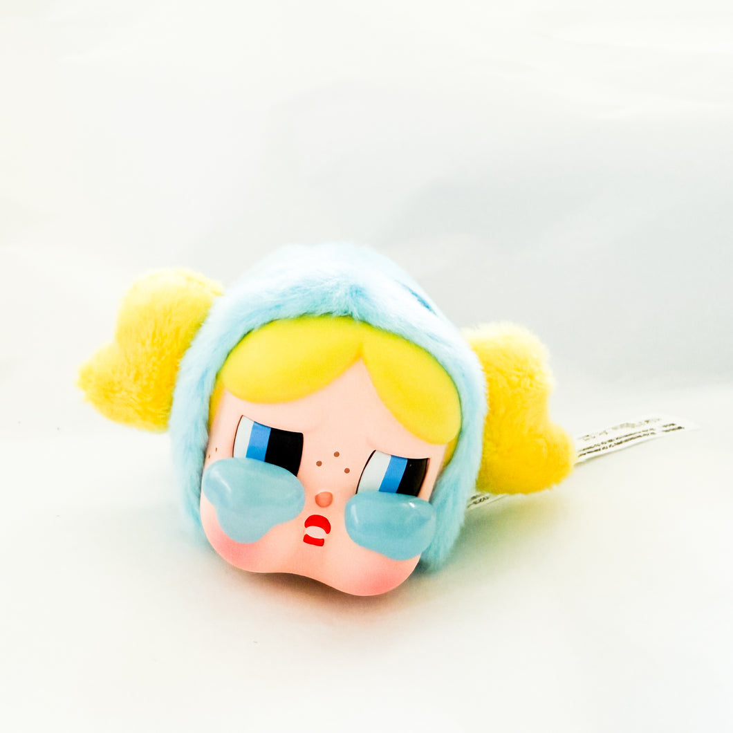 POP MART - Crybaby x Powerpuff Girls - Bubbles Plush Pendant Keychain