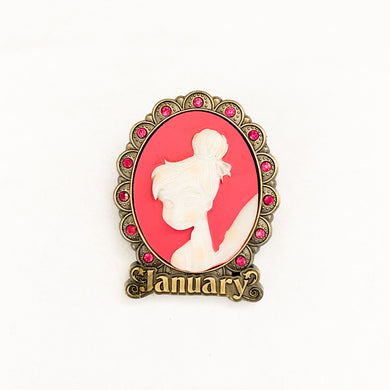 Birthstone Cameo Collection - January - Tinker Bell Pin