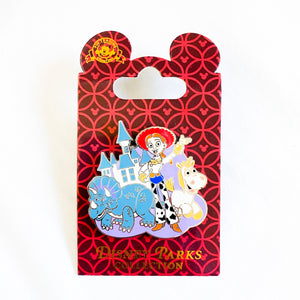Jessie, Trixie, and Buttercup Castle Pin