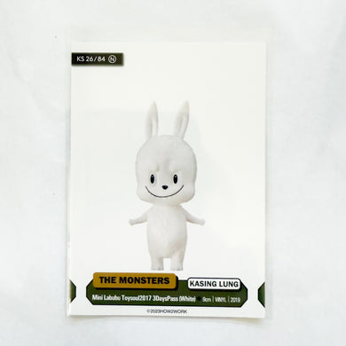 How2Work The Monsters - Series 2 - 26/84 - Mini Labubu Toysoul2017 3DaysPass (White)