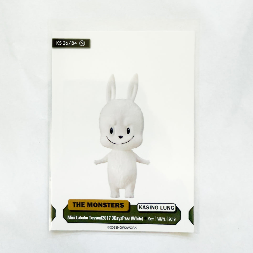 How2Work The Monsters - Series 2 - 26/84 - Mini Labubu Toysoul2017 3DaysPass (White)