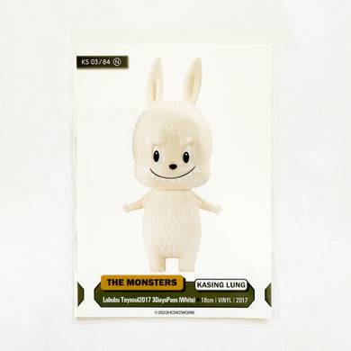 How2Work The Monsters - Series 2 - 03/84 - Labubu Toysoul2017 3DaysPass (White)