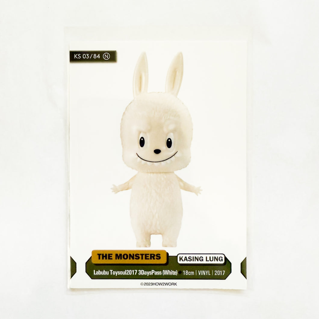 How2Work The Monsters - Series 2 - 03/84 - Labubu Toysoul2017 3DaysPass (White)