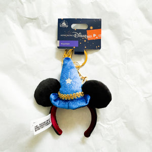 HKDL - Sorcerer Mickey Mouse Mini Ears Headband Keychain