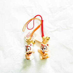 Lucky Cat Secret Strap - Chip and Dale Keychain Strap Set