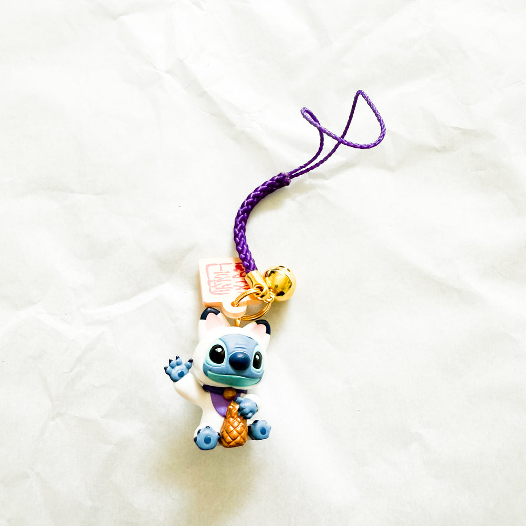 Lucky Cat Secret Strap - Stitch Keychain Strap