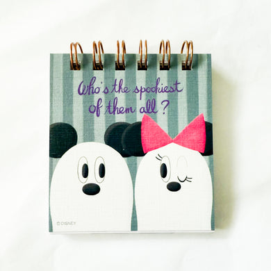 TDR - Halloween 2016 - Mickey and Minnie Mouse Ghost Mini Notebook
