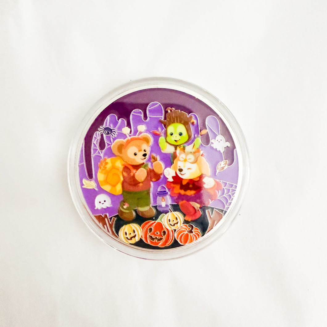 HKDL - Halloween Duffy, CookieAnn, and Olu Mel Medallion