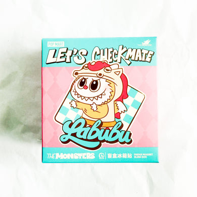 POP MART - Let's Checkmate The Monsters Labubu Series SEALED Magnet Mystery Box