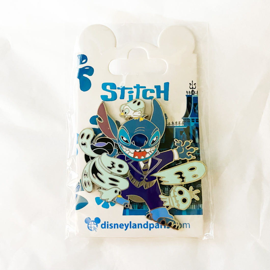 DLP - Phantom Manor - Stitch with Ghosts Pin – MadHouse Collectibles