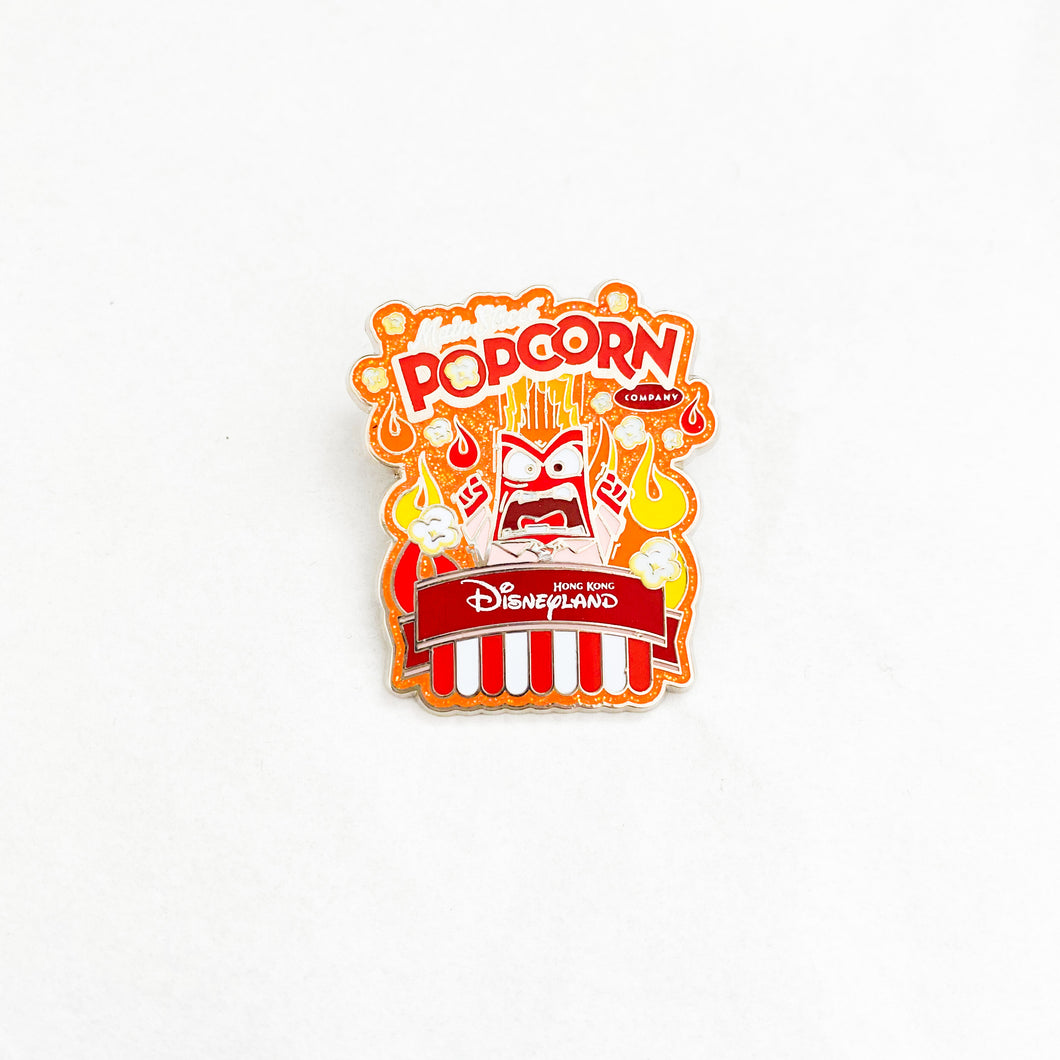 HKDL - Popcorn & Pretzel - Anger Pin