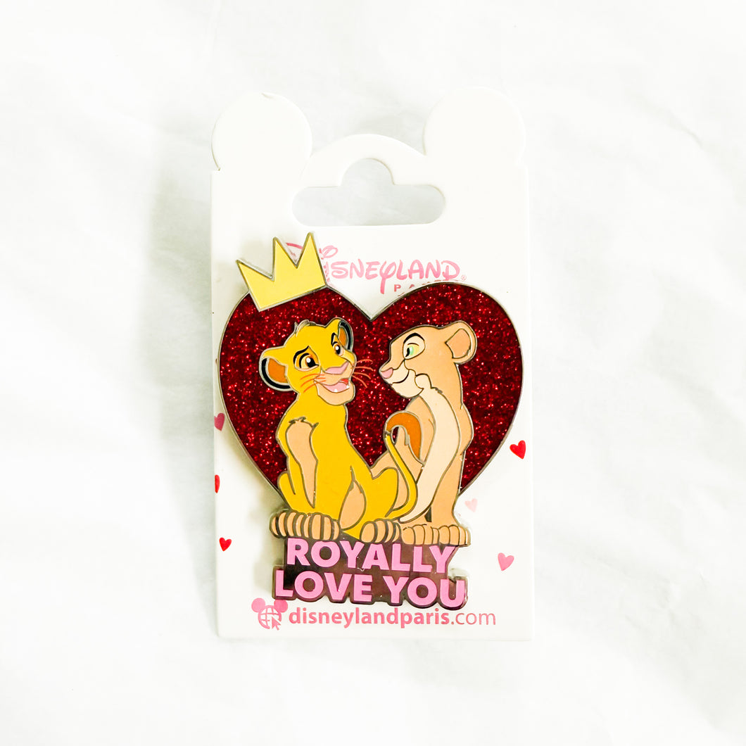 DLP - Valentine's Day - Royally Love You - Simba and Nala Pin