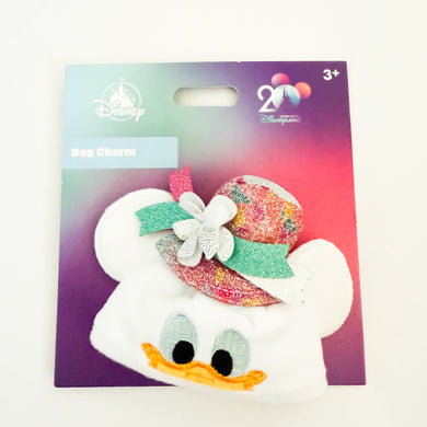 HKDL - 20th Anniversary - Donald Duck Ear Hat Keychain