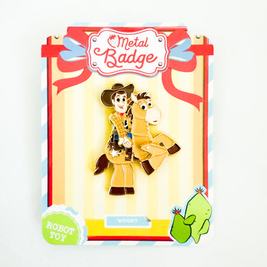 Miniso x Disney - Toy Story - Woody and Bullseye Pin
